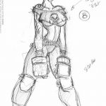 fotó vázlat egy tetováló amazonról, 2018. 05. 01. №019 - tetováló amazon vázlata -