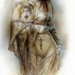 fotó vázlat egy tetováló amazonról, 2018. 05. 01. №020 - tetováló amazon vázlata -