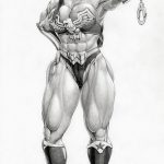 fotó vázlat egy tetováló amazonról, 2018. 05. 01. №023 - tetováló amazon vázlata -