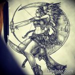 fotó vázlat egy tetováló amazonról, 2018. 05. 01. №024 - tetováló amazon vázlata -