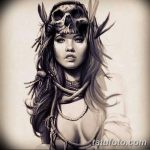 fotó vázlat egy tetováló amazonról, 2018. 05. 01. №029 - tetováló amazon vázlata -