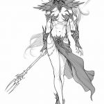 fotó vázlat egy tetováló amazonról, 2018. 05. 01. №034 - tetováló amazon vázlata -