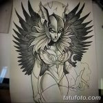 fotó vázlat egy tetováló amazonról, 2018. 05. 01. №038 - tetováló amazon vázlata -