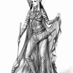 fotó vázlat egy tetováló amazonról, 2018. 05. 01. №065 - tetováló amazon vázlata -