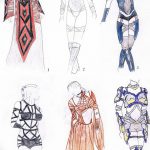 fotó vázlat egy tetoválás amazonról, 2018. 05. 01. №083 - tetoválás amazon vázlata -