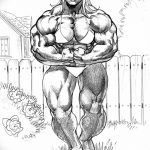 fotó vázlat egy tetováló amazonról, 2018. 05. 01. №092 - tetováló amazon vázlata -