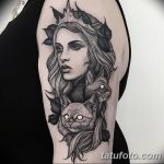 fotó vázlat egy tetováló amazonról, 2018. 05. 01. №098 - tetováló amazon vázlata -