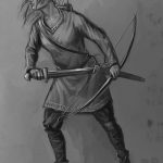 fotó vázlat egy tetoválás amazonról, 2018. 05. 01. №120 - tetoválás amazon vázlata -