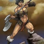 fotó vázlat egy tetoválás amazonról, 2018. 05. 01. №129 - tetováló amazon vázlata -