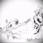 Angyalok és démonok tetoválásvázlata - Érdekes lehetőség