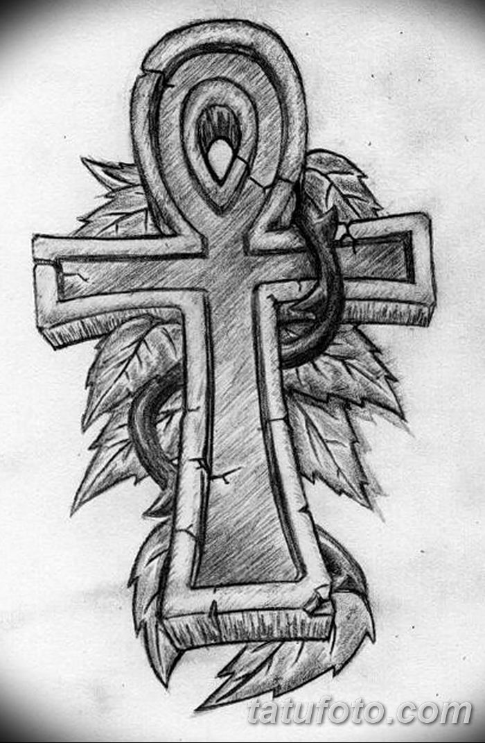 fotó Vázlat az ankh tetoválásról 2018.04.27 -én №068 - Ankh tetoválás vázlatai -