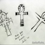 fotó Vázlat az ankh tetoválásról 2018.04.27 -én №026 - Ankh tetoválás vázlatai -