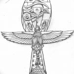 fotó Vázlat az ankh tetoválásról, 2018.04.27. №036 - Ankh tetoválás vázlatai -