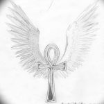 fotó Vázlat az ankh tetoválásról, 2018.04.27. №075 - Ankh tetoválás vázlatai -