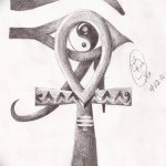 fotó Vázlat az ankh tetoválásról 2018.04.27 -én №077 - Ankh tetoválás vázlatai -
