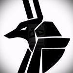 Az Anubis tetoválás vázlatának hűvös változata - a rajz alkalmas anubis tetoválásra és anubis rakrest tatutatu anubis a hátlapra