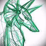 Az anubis tetoválás vázlatának hűvös változata - a rajz alkalmas anubis tetoválásra a karon