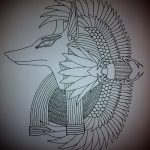 Hűvös példa az anubis tetoválás vázlatára - a rajz alkalmas anubis tetoválásra és anubis rakrest tatutatu anubis a hátlapra