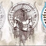 Az anubis tetoválás vázlatának hűvös változata - a rajz alkalmas anubis tetoválásra a karon