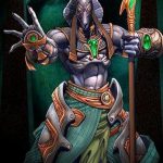 Nagyszerű példa egy Anubis tetoválás vázlatára - a rajz alkalmas anubis tetoválásra a karon