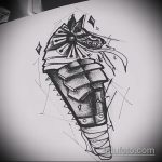 Az Anubis tetoválás vázlatának eredeti változata - a rajz alkalmas anubis tetoválásra és anubis rakrest tatutatu anubis a hátlapra