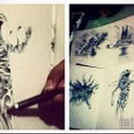 Jó példa az anubis tetoválás vázlatára - a rajz alkalmas anubis tetoválásra mérleggel