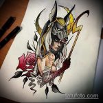 A mókus meglévő tetoválásának hűvös változata - a rajz alkalmas a mókus sündisznó béka tetoválásának fényképére