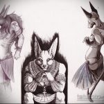 A kész mókus tetoválás érdekes változata - a rajz alkalmas a tetoválás mókusának fényképére