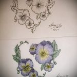 Jó példa a mókus tetoválására - a rajz alkalmas a lábán lévő mókus tetoválására