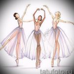 Stílusos vázlat egy balerina tetováláshoz - észrevehető tetoválási ötlet létrehozása