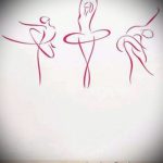 Javasol egy stílusos vázlatot egy balerina tetováláshoz - menő tetováló ötlet létrehozása