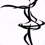 Az eredeti vázlat változata egy balerinával készült tetováláshoz - remek ötlet létrehozása a tetováláshoz