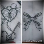 íj tetoválás vázlat # 298 a minta érdekes változata, amely sikeresen használható az íjak véglegesítésére és felhelyezésére a lábakra tetoválásként