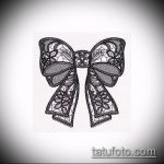 íj tetoválás vázlata a 192 -es számhoz - a rajz érdekes változata, amely könnyen használható a háton lévő íj feldolgozására és tetoválásként történő alkalmazására