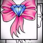 íj tetoválás vázlata # 314 a minta klassz változata, amely könnyen használható az íj átalakítására és felhelyezésére a lábfejre tetoválásként