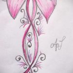 íj tetoválás vázlata # 883 - a minta exkluzív változata, amely könnyen használható az íjak átalakítására és felhelyezésére a combokra tetoválásként