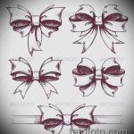 íj tetoválás vázlata a 416 -os számmal - a rajz hűvös változata, amely jól használható az íjak feldolgozására és felhelyezésére a lábakra tetoválásként