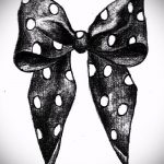 vázlat a 468 -as számú tetováló íjról - a minta hűvös változata, amely sikeresen használható változtatásra és tetoválásra a hátán