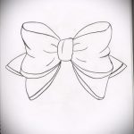 íj tetoválás vázlat # 729 - a minta exkluzív változata, amely sikeresen használható a lábakon lévő tetoválás meghajlítására és alkalmazására