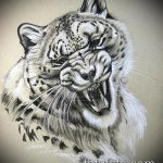 رسم لوشم النمر # 859 هو نسخة جديرة بالرسم يمكن استخدامها بنجاح لوضع اللمسات الأخيرة وتطبيق النمر الأبيض كوشم