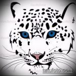 رسم لوشم النمر # 65 هو نسخة جديرة بالرسم يمكن استخدامها بنجاح للتحويل والتطبيق كوشم النمر على الساق