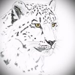 رسم من وشم النمر # 411 - نسخة فريدة من النمط يمكن استخدامها بنجاح لمعالجة وتطبيق النمر الأبيض كوشم