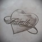 Skizzen Tattoo mit dem Wort Unendlichkeit - eine Option für Tätowierungen auf 09052016 Zeichnung 1074 tatufoto_en