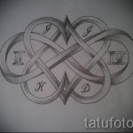 végtelen tetoválóvázlatok férfiaknak - a tetoválás rajzának egy változata a 09052016 -ból 2083 tatufoto_ru