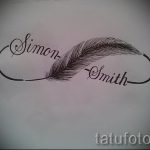 végtelen tetoválási vázlatok férfiaknak - a tetoválás rajzának egy változata a 09052016 -ból 4085 tatufoto_ru