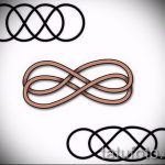 végtelen tetoválóvázlatok férfiaknak - a tetoválás rajzának egy változata a 09052016 -ból 7088 tatufoto_ru