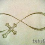 végtelen tetoválás vázlatok - a tetoválás rajzának egy változata a 09052016 5093 tatufoto_ru