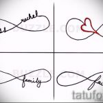 vázlatok a végtelen tetoválásról a csuklón - a tetoválás rajzának egy változata a 09052016 -ból 12110 tatufoto_ru