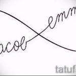 vázlatok a végtelen tetoválásról a csuklón - a tetoválás rajzának egy változata a 09052016 -ból 14112 tatufoto_ru