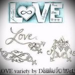 vázlatok a végtelen tetoválásról egy szóval - a tetoválás rajzának egy változata a 09052016 -ból 3124 tatufoto_ru